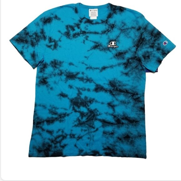 Champion Men's Short Sleeve Crewneck Tie Dye T-Shirt - Picture 1 of 5